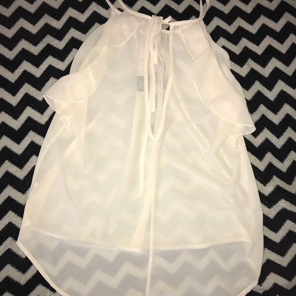 Sheer Spaghetti Ruffle Strap. - Picture 2 of 2